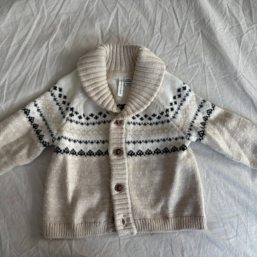 Janie and Jack Boy's Cardigan Size 3-6 Mo
